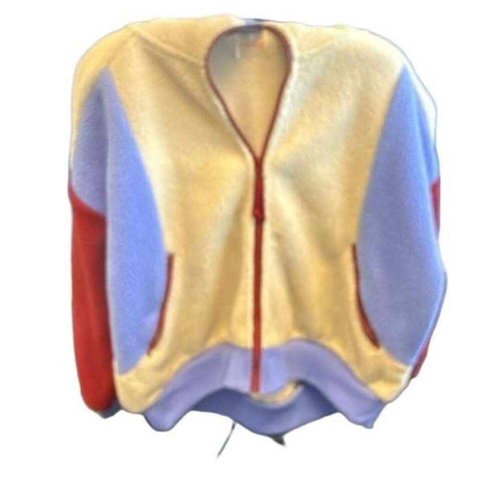 FP Movement Fleece Zip Jacket Size L Multicolor Sherpa